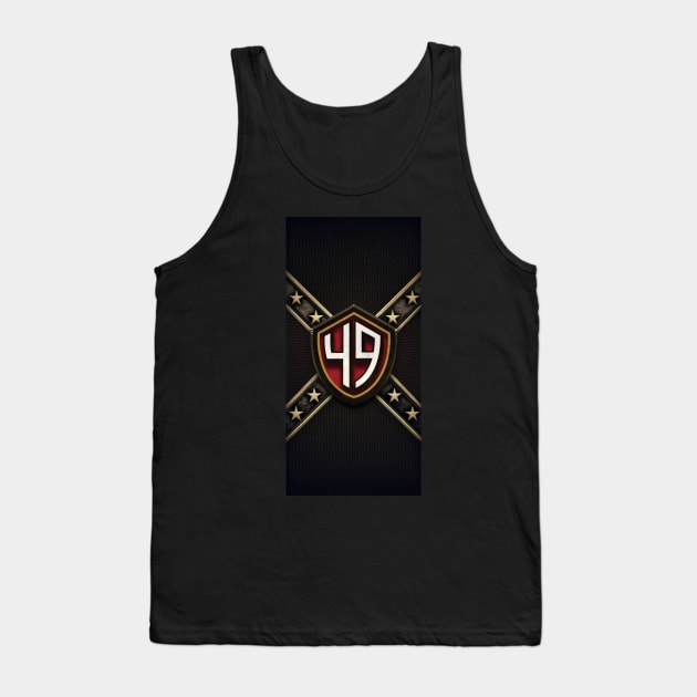 Cute Emblem SF 49ers American Football Team Tank Top by semekadarso